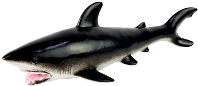 소프트 동물 피규어 상어, 1개