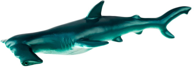 소프트 동물 피규어 귀상어A, 1개