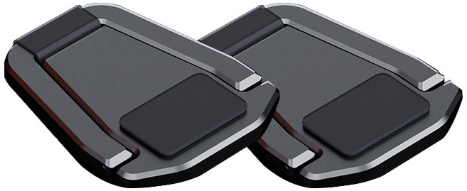 마이홈 미니 접착식 킥스탠드 노트북 스탠드, 그레이, 1개