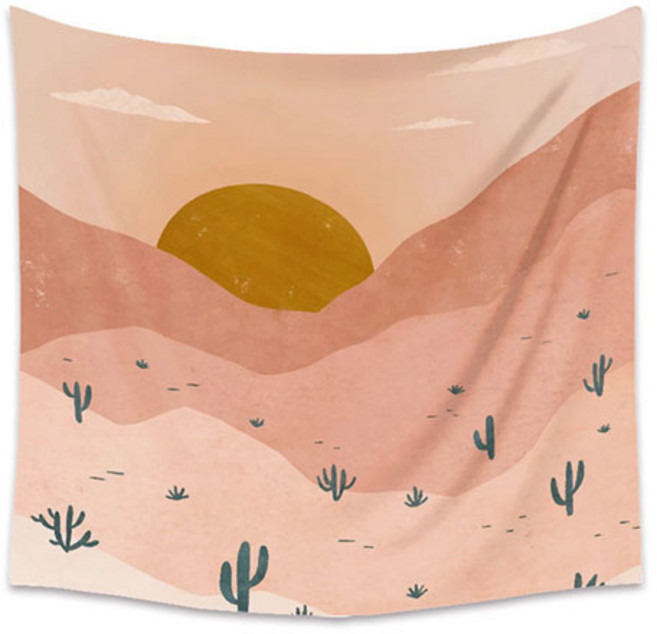 오저씨 감성 화분 페브릭 포스터 MLD207, 혼합색상