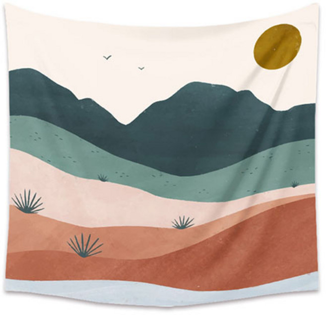 오저씨 감성 화분 페브릭 포스터 MLD205, 혼합색상