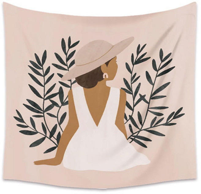 오저씨 감성 화분 페브릭 포스터 MLD212, 혼합색상