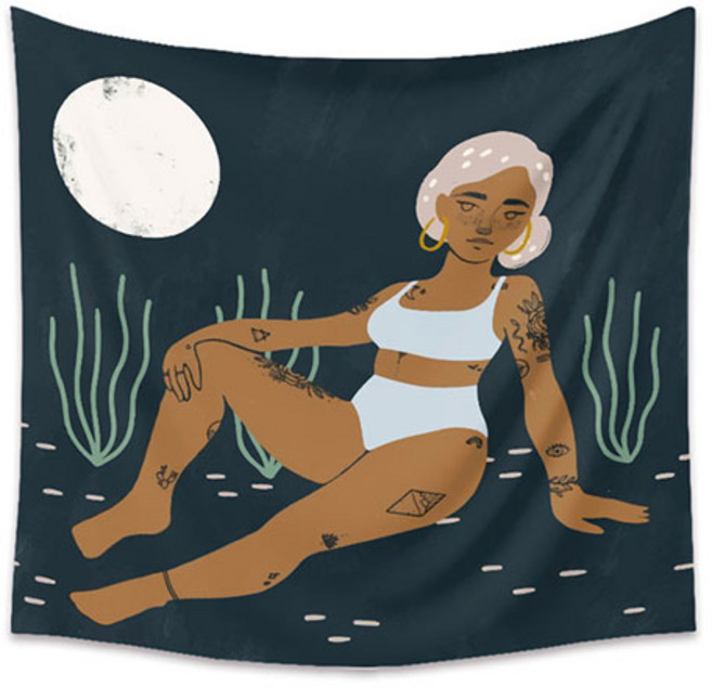 오저씨 감성 화분 페브릭 포스터 MLD217, 혼합색상