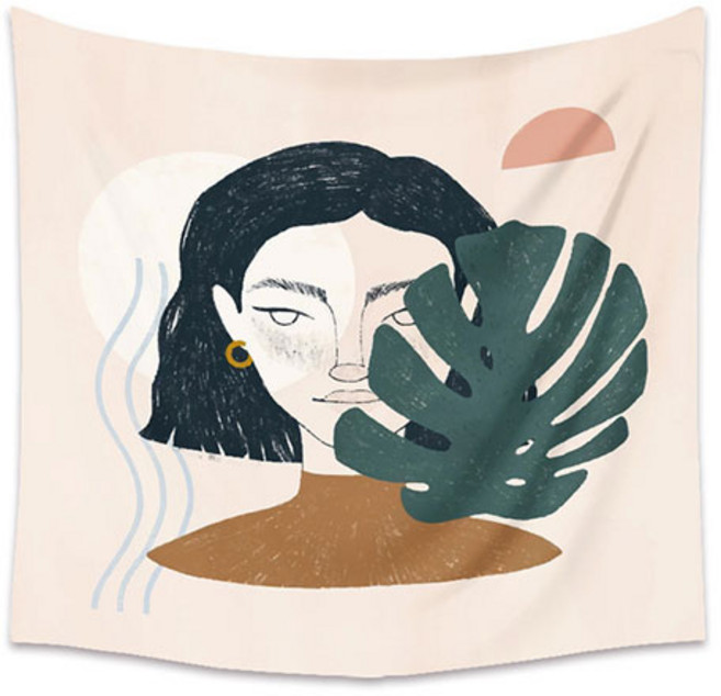 오저씨 감성 화분 페브릭 포스터 MLD215, 혼합색상