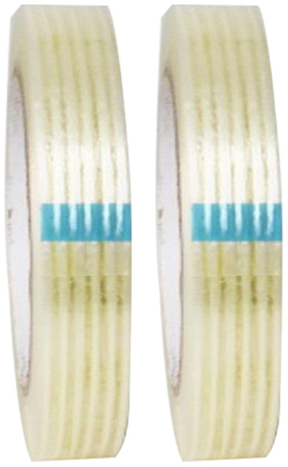 6 투명 유리섬유 스트라이프 테이프 3cm x 50m, 2개