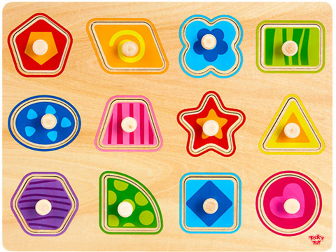 투키토이 모양꼭지 퍼즐, 1개, 12피스