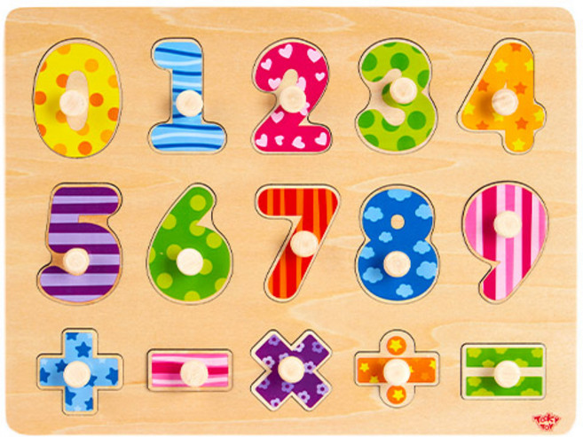 투키토이 숫자꼭지 퍼즐, 1개, 15피스