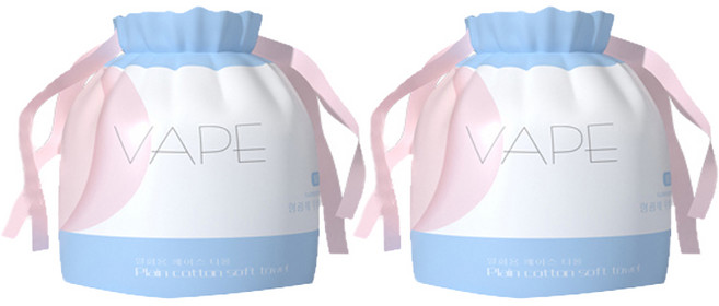 VAPE 롤타입 일회용 페이스 타올 80p, 2개