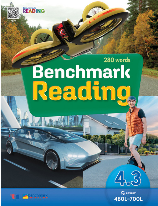 Benchmark Reading 4.3 교재 + 워크북 + QR MP3 음원, YBM