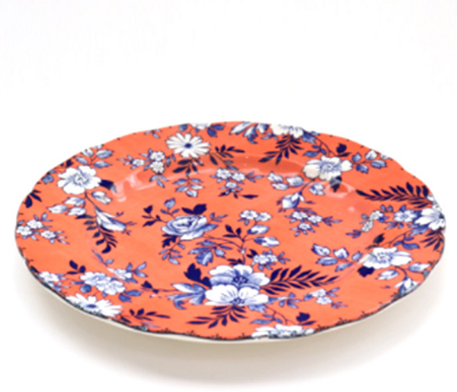 존슨브라더스 빈티지 접시, 레드, 1개