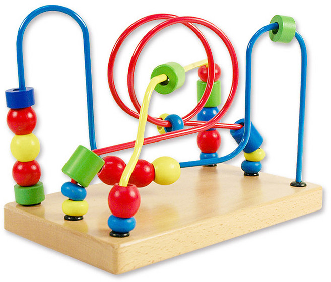 VIGA 베이비 롤러코스터 촉감발달완구, 혼합색상, 1개