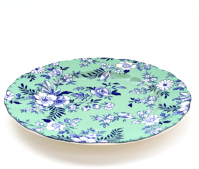 존슨브라더스 빈티지 접시, 그린, 1개