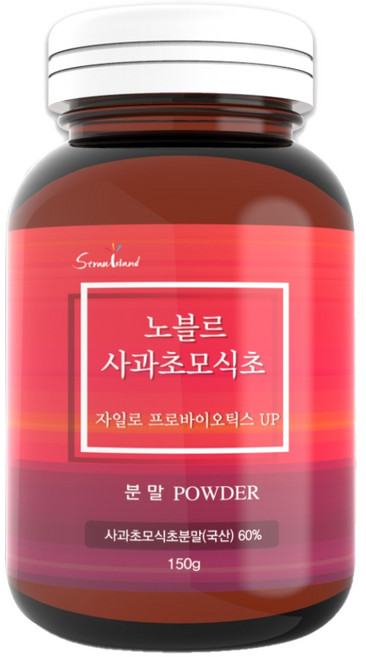 스트로아일랜드 사과초모 식초 프로바이오틱스, 150g, 1개