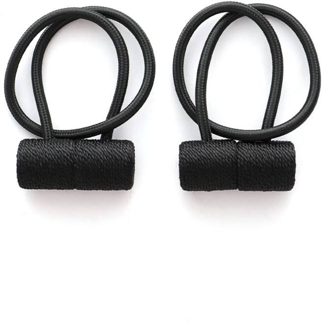 심플 자석 커튼타이백 40cm, 블랙, 2개