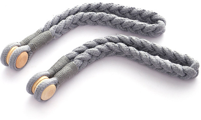 심플 스트랩 자석 커튼타이백 47cm, 그레이, 2개