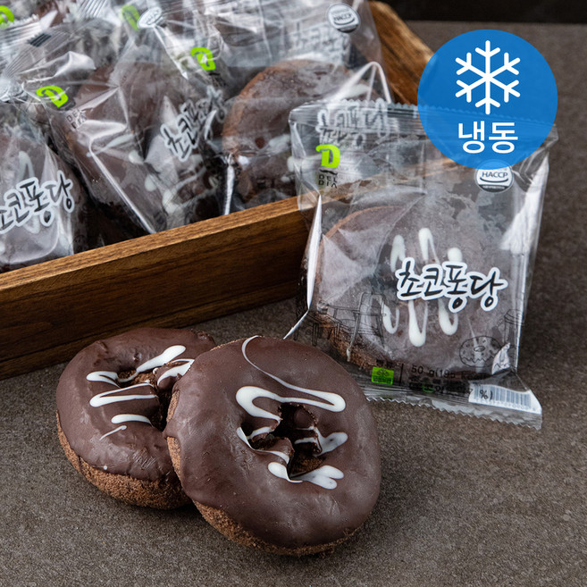 디델디아 초코퐁당 도넛츠(냉동), 50g, 30개입, 1박스