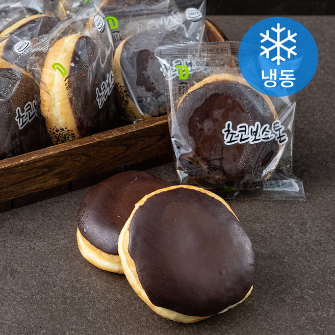 디엔비 초코보스톤 도넛 (냉동), 60g, 1개입, 30개