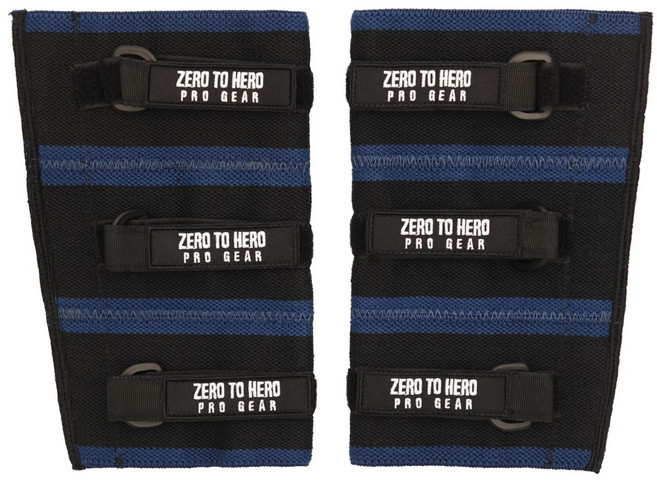 제로투히어로 3단 벨크로 히어로 프로 팔꿈치 보호대 Type2, 1개, BLUE