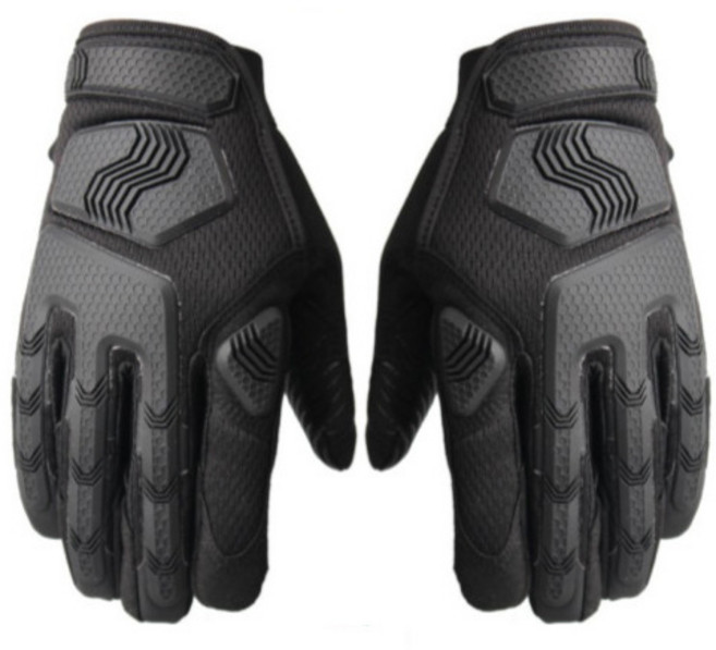 뽀마 안티슬립 바이크 장갑 좌 + 우 세트, 블랙