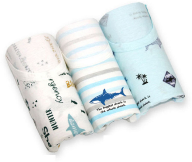 남아용 마코 면 런닝 3종 세트