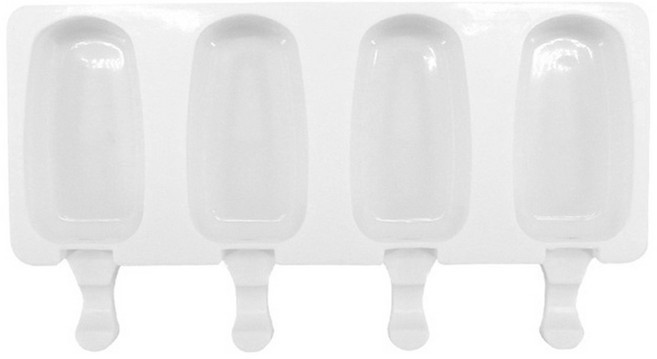 스완크릭 팝시클 4구 실리콘 몰드, 1개