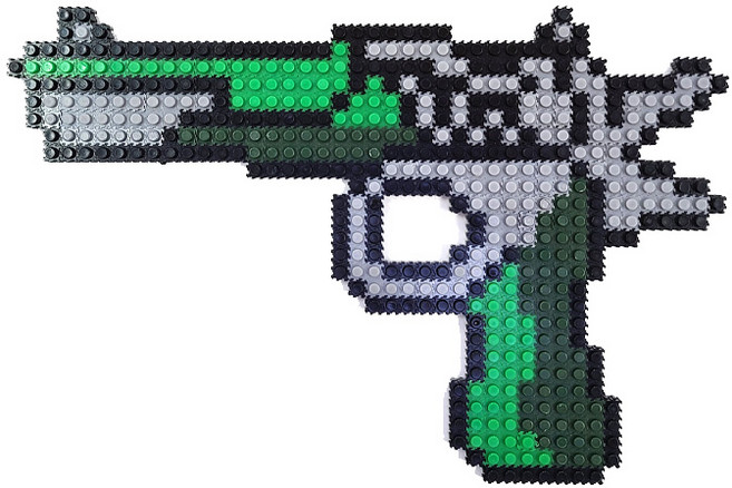 디폼블럭 칼 총 만들기, 40, 1개