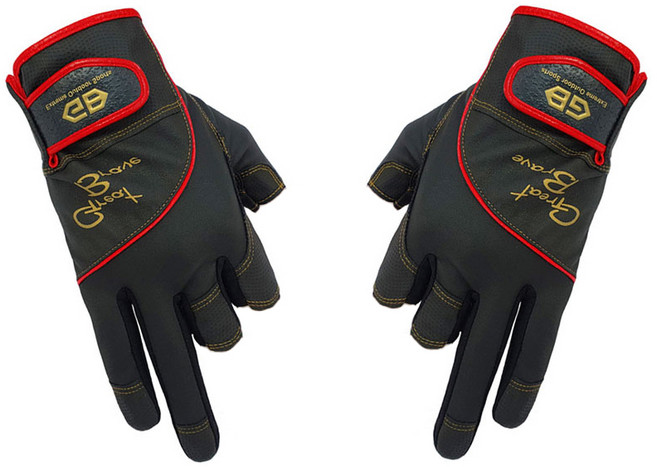 지비마일드 뉴 그리트 글러브 3컷 GB-F1001, 레드