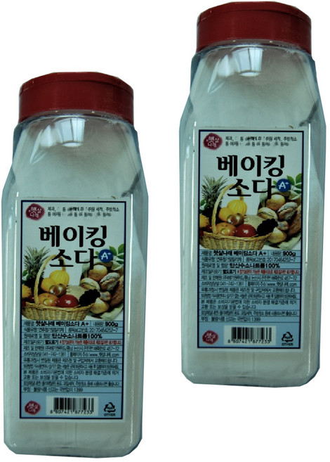 Haetsalnarae Haegawon 小蘇打粉, 2個, 900g