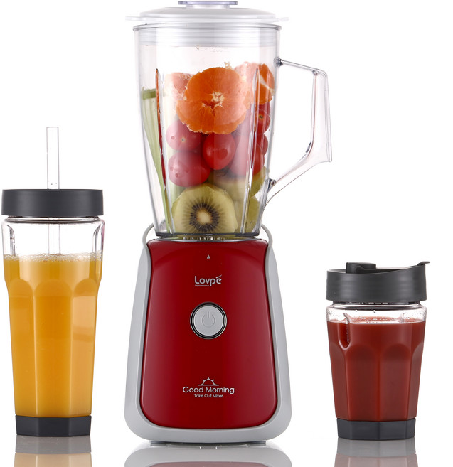 로페 뉴 굿모닝 테이크아웃 믹서기 GJ-MM6031, GJ-MM6031(레드)