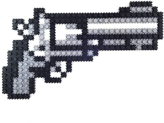 블럭통 디폼블럭 칼 총 만들기 세트, 20, 1개