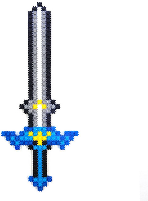 블럭통 디폼블럭 칼 총 만들기 세트, 혼합색상, 1개