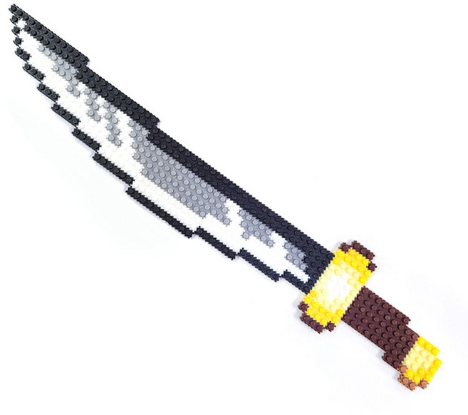 블럭통 디폼블럭 칼 총 만들기 세트, 39, 1개