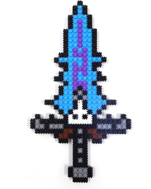 블럭통 디폼블럭 칼 총 만들기 세트, 18, 1개