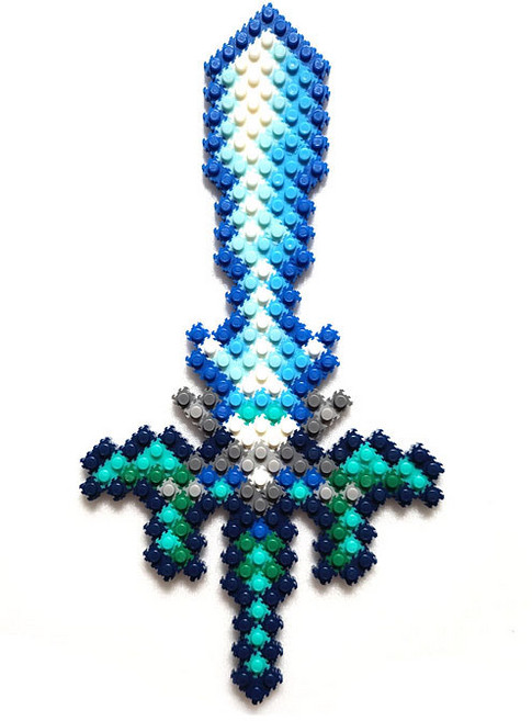 블럭통 디폼블럭 칼 총 만들기 세트, 45, 1개