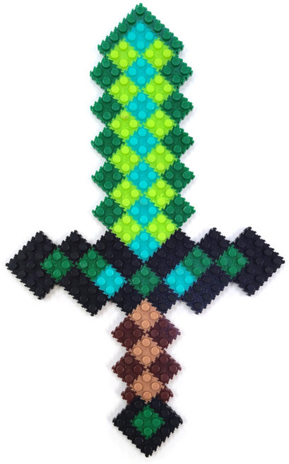 블럭통 디폼블럭 칼 총 만들기 세트, 10, 1개