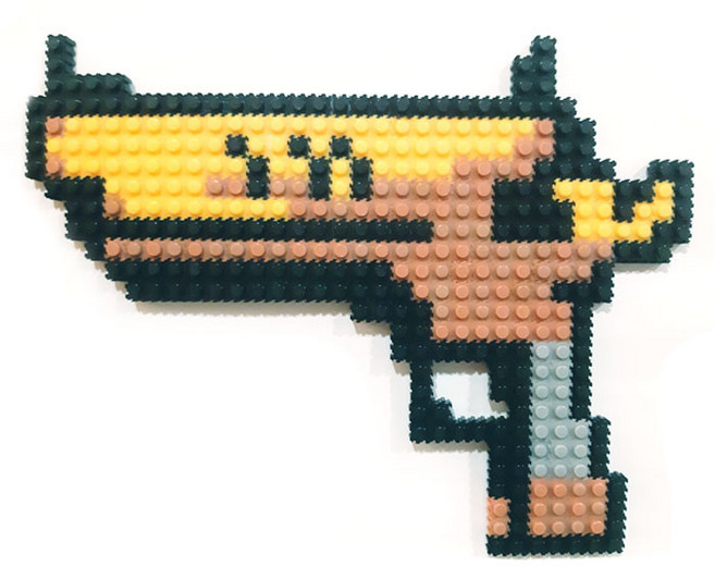 디폼블럭 칼 총 만들기 세트, 22, 1개