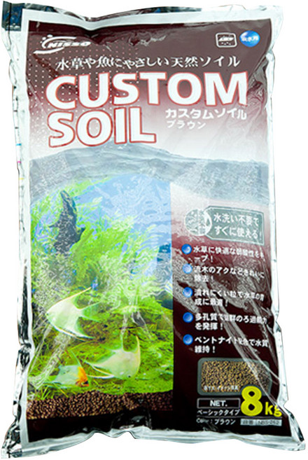 닛소 커스텀 브라운 소일, 8kg, 1개