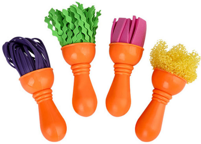 캐스비 아트스쿨 펑키 브러쉬 붓 4종 2164, 혼합색상, 1세트