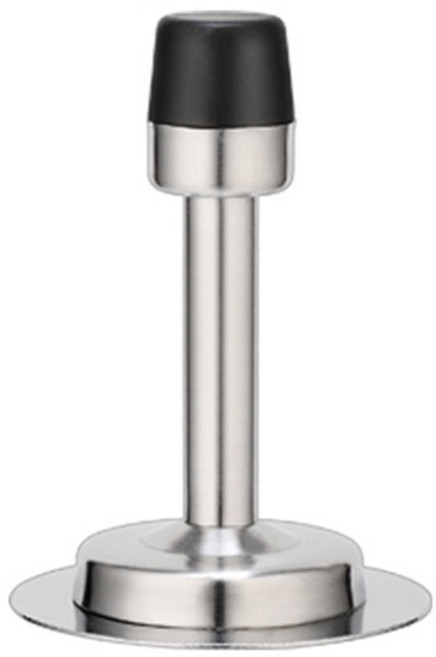 팝마인즈 고무달린 일반 도어스토퍼 201 실버 79mm, 1개