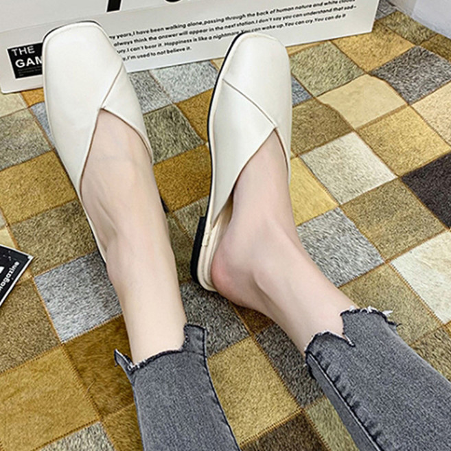 도도팩토리 여성용 네큐로 사각 뮬 블로퍼