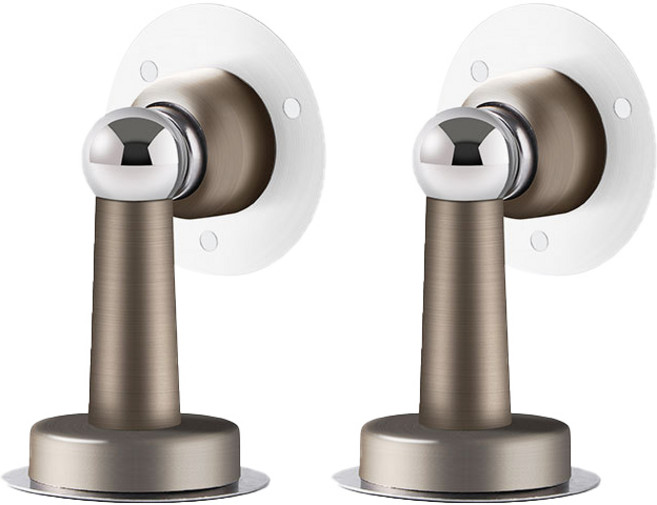 팝마인즈 방문 흡입형 충돌 방지 스토퍼 아이보리, 2개