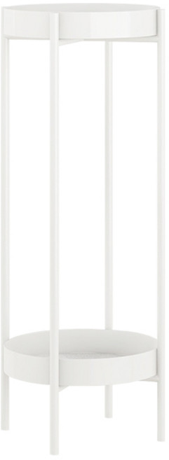 북유럽 디자인 심플 화분 받침대, 화이트, 1개