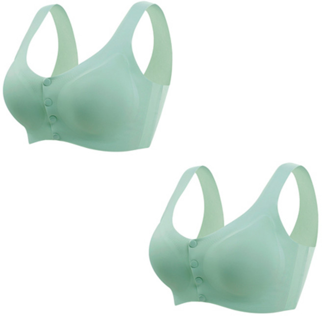 더블유비비 WBB04 세로 단추형 수유 브라탑 2p