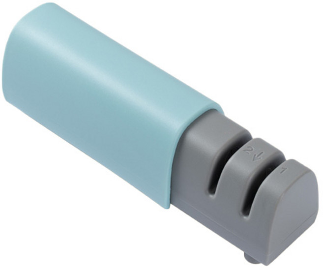 리빙에스 슬라이드 칼갈이 블루, 1개