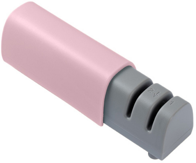 리빙에스 슬라이드 칼갈이 핑크, 1개