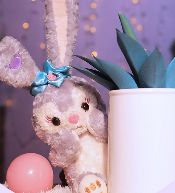 네이처타임즈 러블리 장난감 토끼 인형, 블루