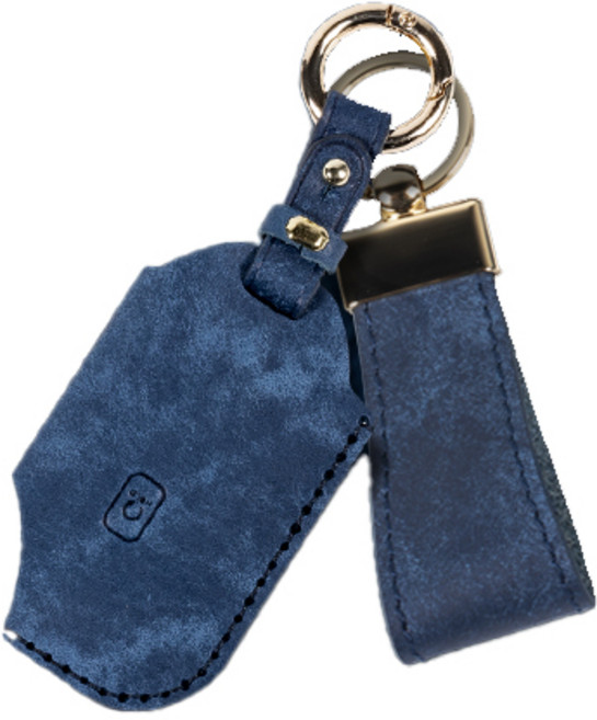 벤딕트 기아 K8 21년형 4월 / 쏘렌토 MQ4 20년형 / 카니발 KA4 20년형 8월 / K7 프리미어 / 셀토스 5버튼 스마트키 가죽 케이스, 딥 네이비, 기아 5버튼타입