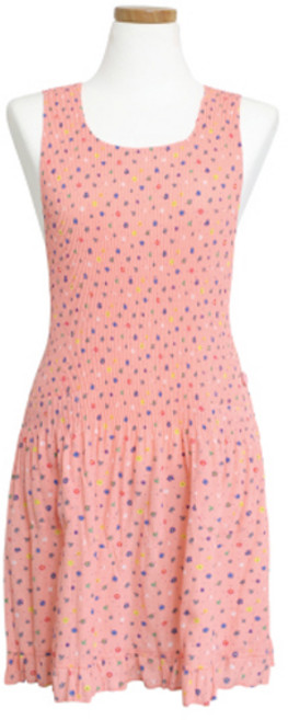 우리앤데코 플리츠 쉬폰 주름 앞치마, 오렌지, 1개