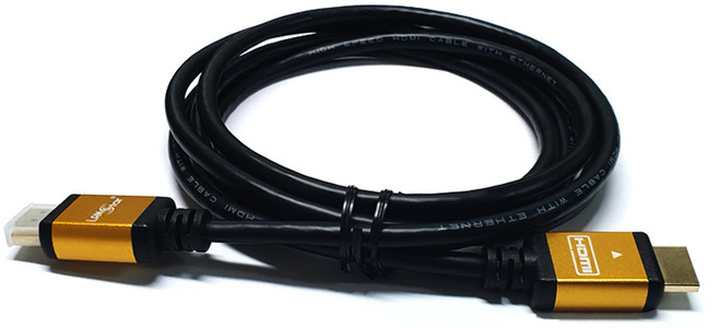 랜스타 HDMI 2.0 골드메탈 케이블 4K 60Hz, 1개, 3m