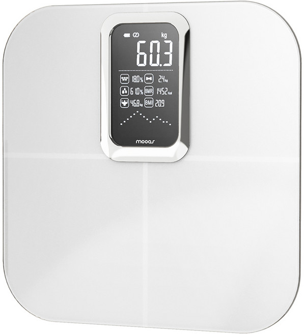 무아스 스마트 프리미엄 체성분 체중계, 화이트, MBCS1